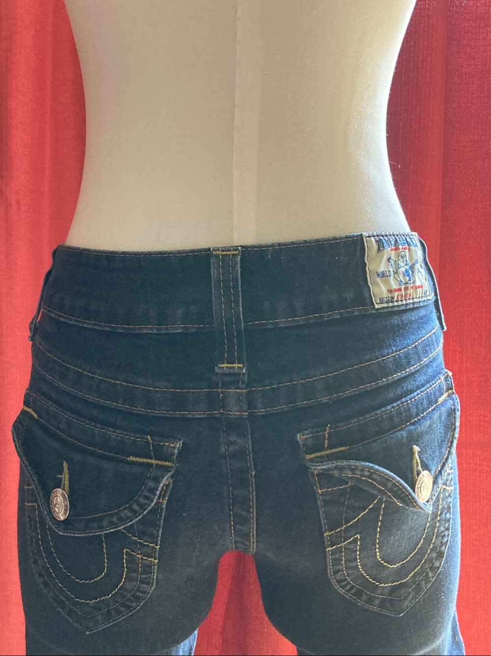 True Religion jeans, size 27, and 30” inseam